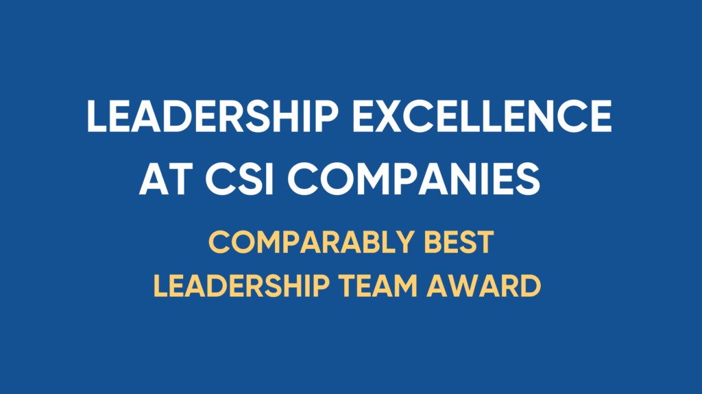 Comparably Best Leadership Team Award