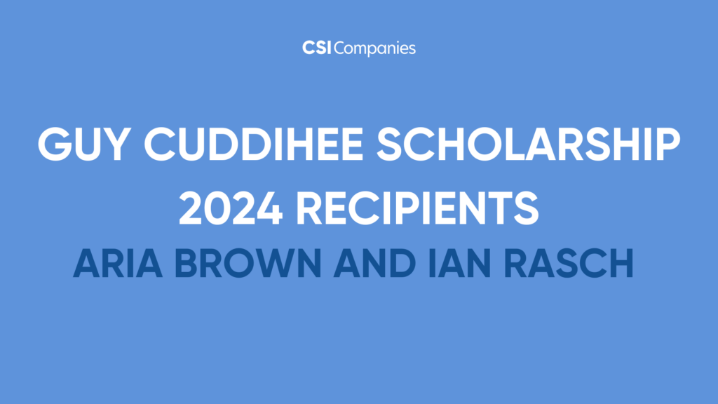 Guy Cuddihee Scholarship 2024 Recipients