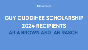 Guy Cuddihee Scholarship 2024 Recipients