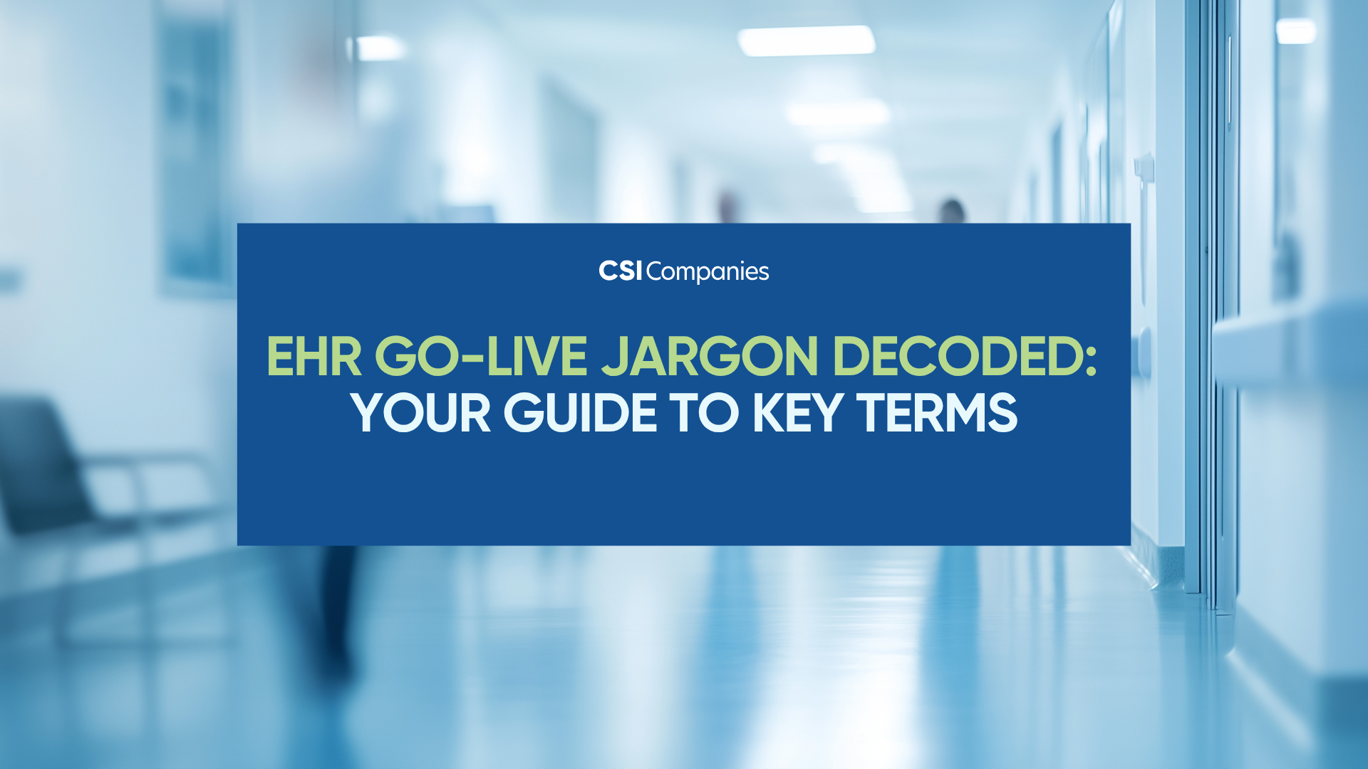 EHR Go-Live Jargon Decoded: Your Go-To Guide to Key Terms
