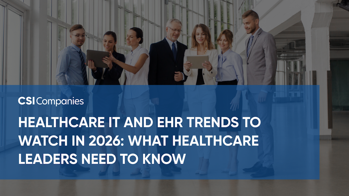 Healthcare IT and EHR Trends to Watch in 2026: What Healthcare Leaders Need to Know